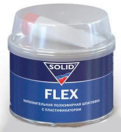 SOLID 318.0210 FLEX шпатлёвка для пластмассы 0,21кг с отвердителем - фото 1 - id-p137077180