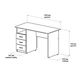 Стол компьютерный ДОМУС СП003 (серый), фото 3