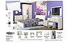 Спальня Мона 3 экокожа модульная (2 цвета) фабрика Олмеко, фото 2