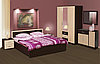 Кровать двуспальная 21.54 Фриз 1800 с настилом (2 цвета) фабрика Олмеко, фото 4
