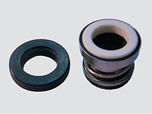 Сальник пружинный для насоса 301-12 на вал 12 мм, диаметр корпуса 24 мм, диаметр стационарного кольца 26*8 мм,