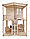 201 Конструктор ТМ "Polly" «Кукольный домик «Фантазия» с мебелью, натуральное дерево, куклы до 30 см, фото 6