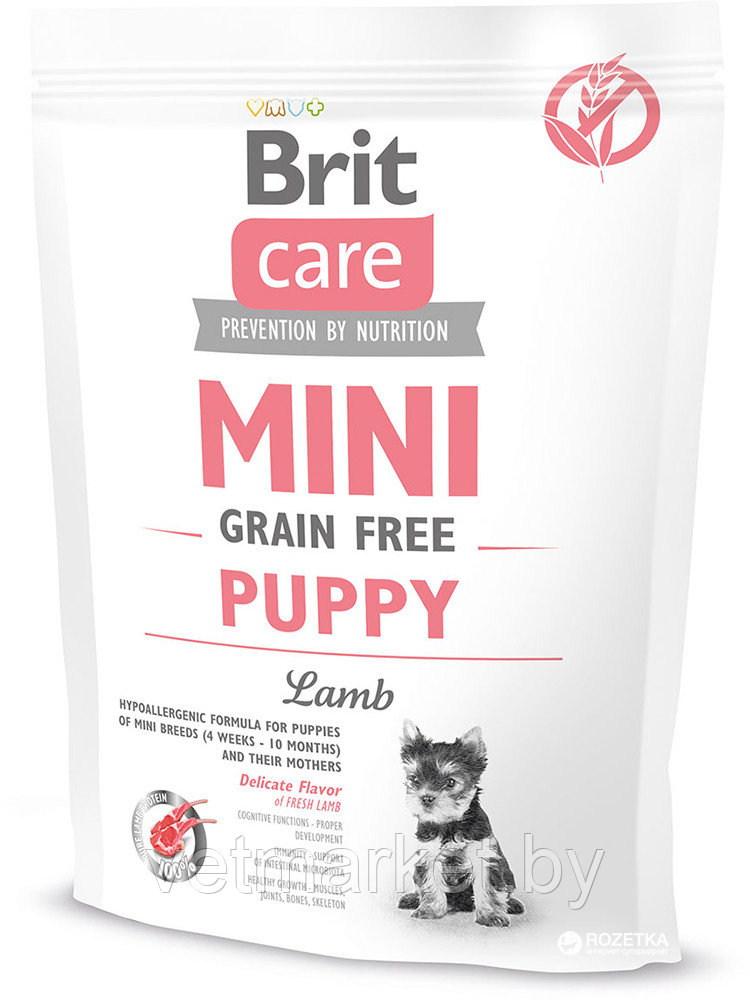 Brit Care корм для щенков мини-пород, ягненок 7 кг (развес) - фото 2 - id-p137142788