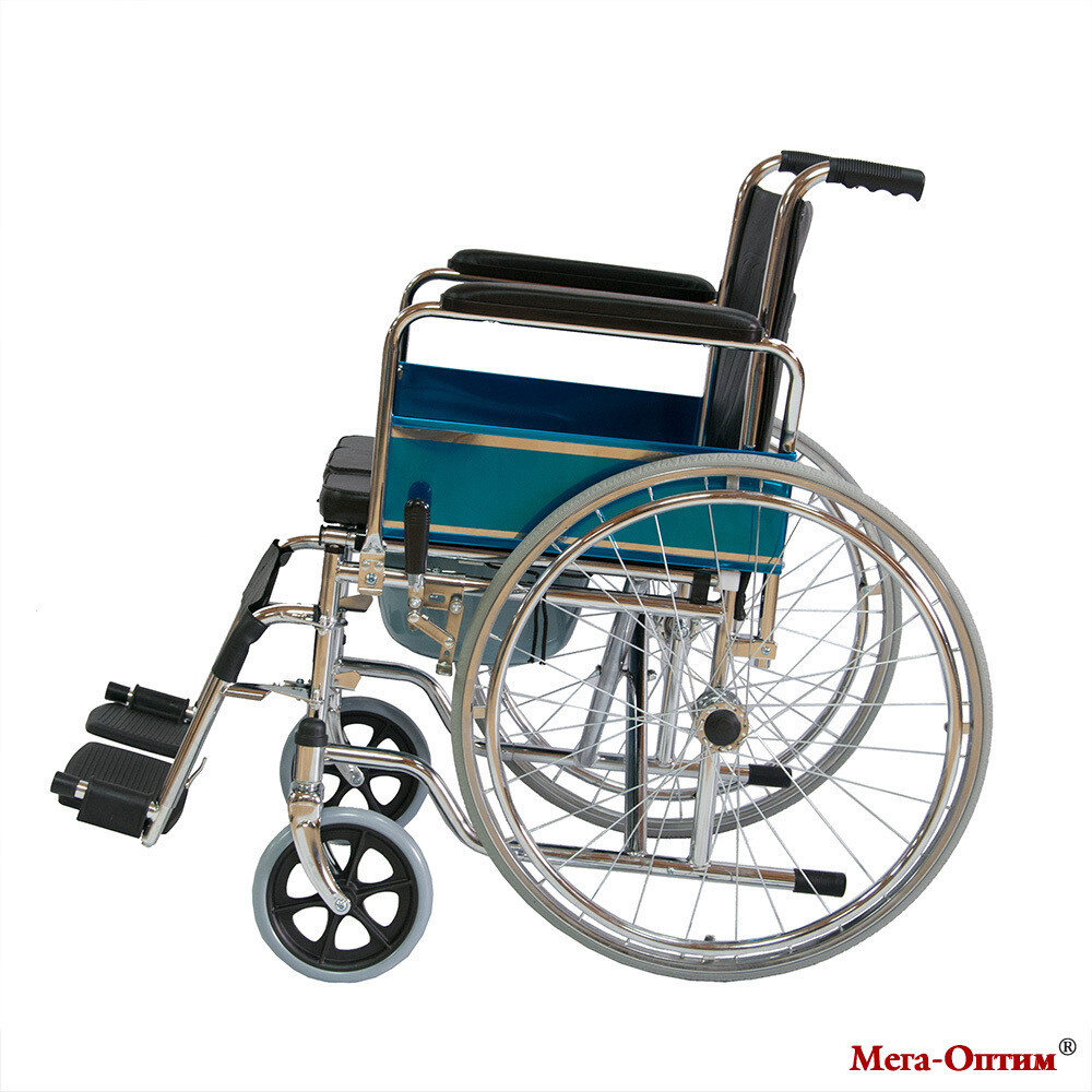Коляска инвалидная с санитарным оснащением Оптим FS682 - фото 3 - id-p137143361