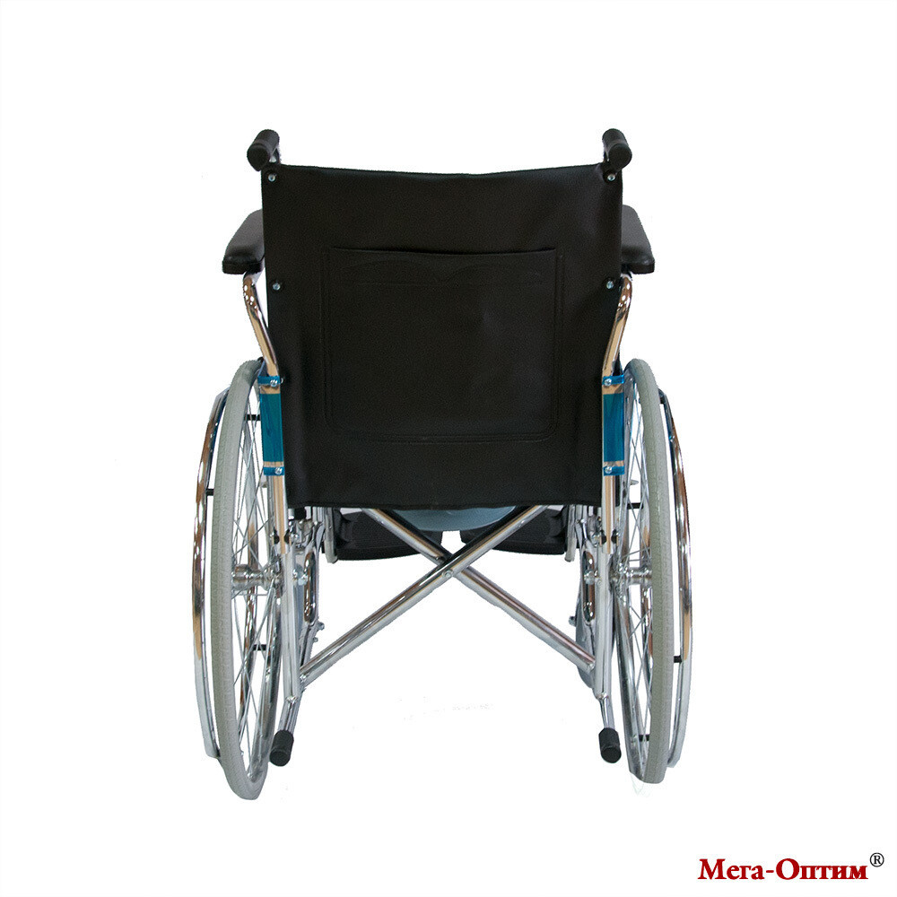 Коляска инвалидная с санитарным оснащением Оптим FS682 - фото 4 - id-p137143361