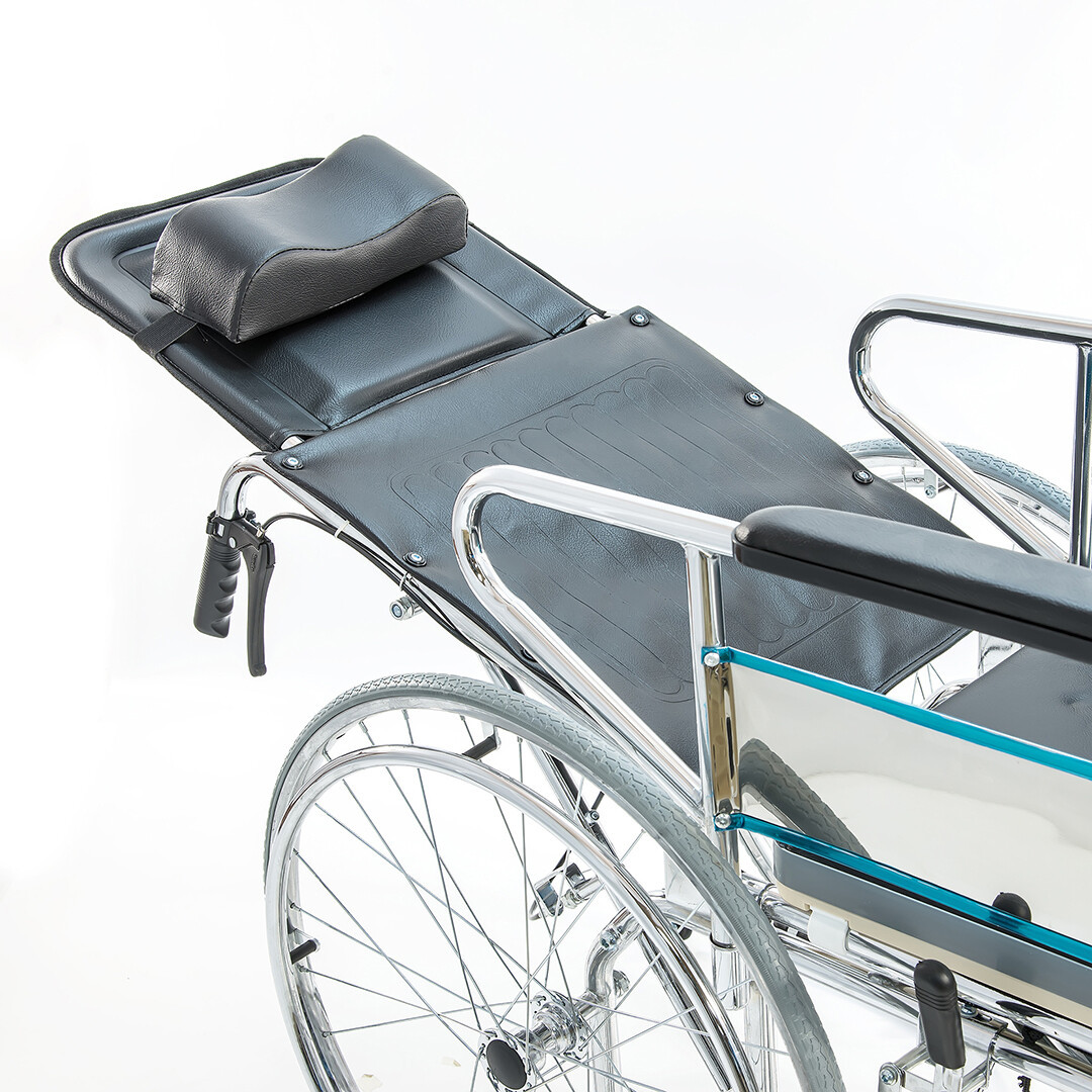 Кресло-коляска инвалидная Оптим FS609GC с санитарным устройством - фото 2 - id-p137143544