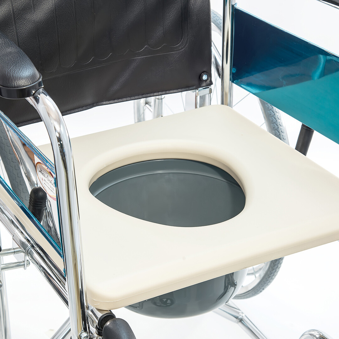 Кресло-коляска инвалидная Оптим FS609GC с санитарным устройством - фото 3 - id-p137143544