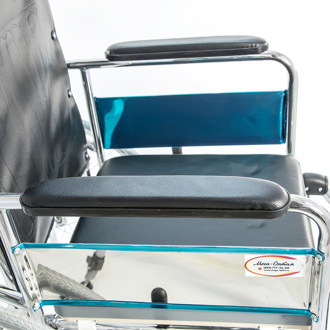 Кресло-коляска инвалидная Оптим FS609GC с санитарным устройством - фото 4 - id-p137143544