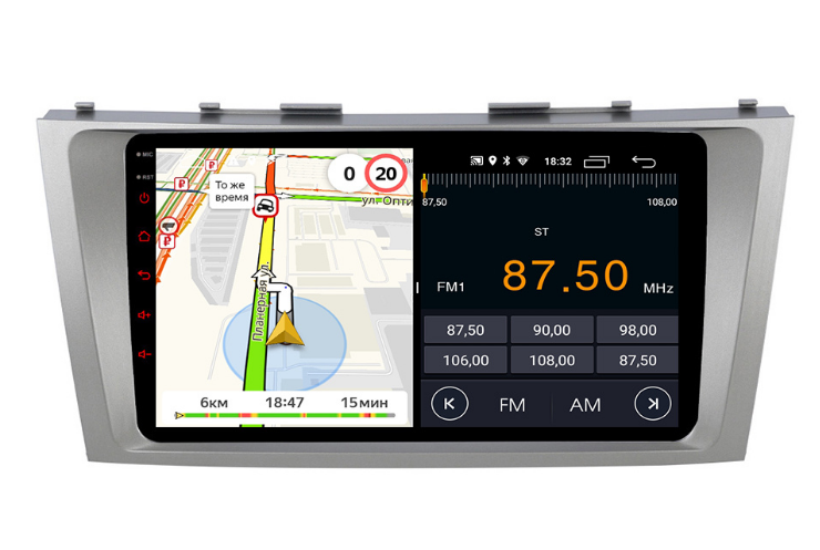 Штатная магнитола Parafar для Toyota Camry V40 на Android 11 (2/32Gb + 4G)