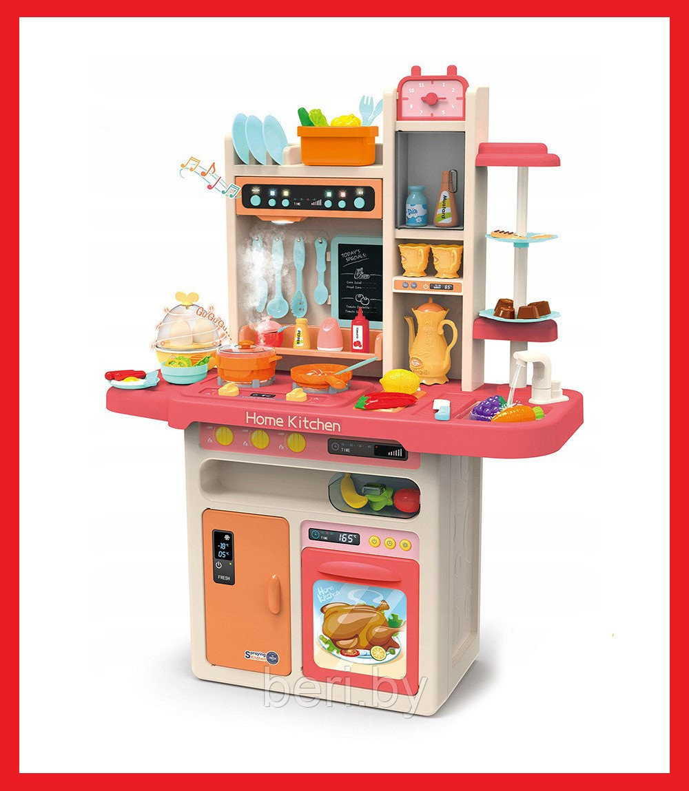 889-167 Детская кухня Home Kitchen, вода, свет, звук, пар, 42 предмета, высота 63 см - фото 3 - id-p137147081