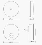 Беспроводной дверной звонок Xiaomi Linptech Self-powered Wireless Doorbell, фото 3