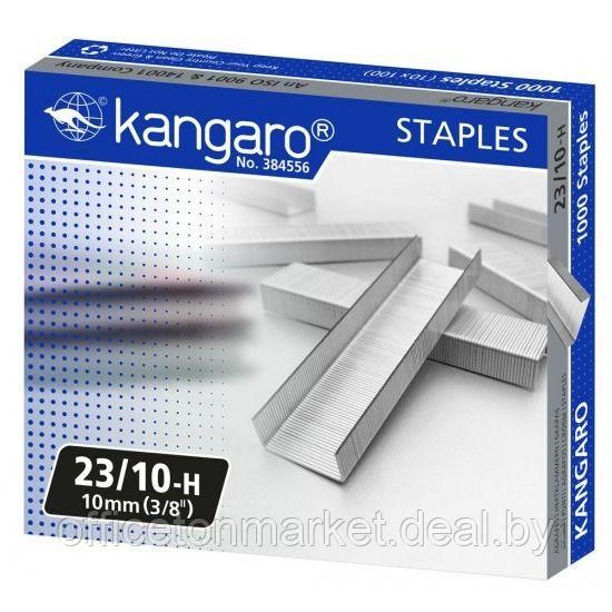 Скобы "Kangaro", 23/15, 1000 шт, металлик - фото 3 - id-p137120508