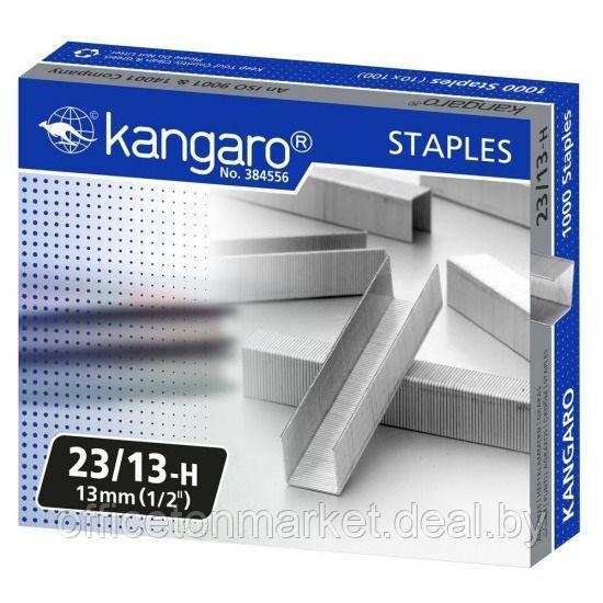 Скобы "Kangaro", 23/17, 1000 шт, металлик - фото 4 - id-p137120515
