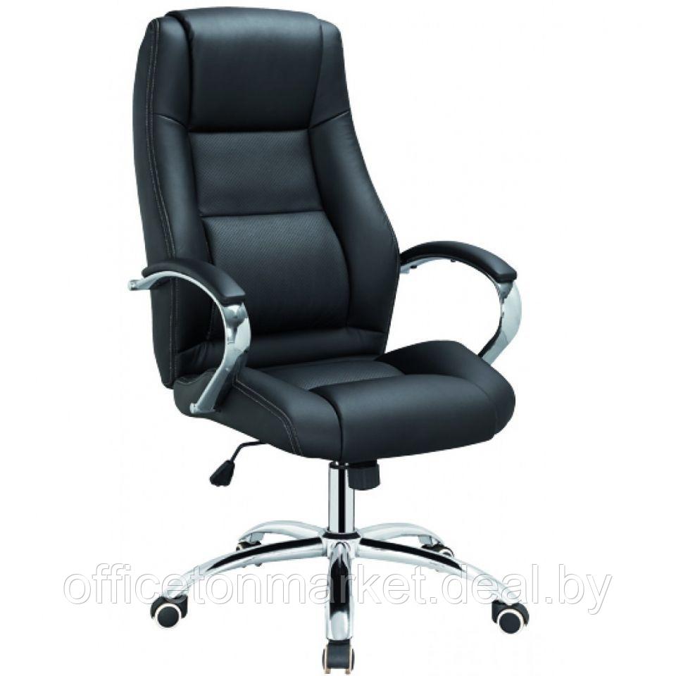 Кресло для руководителя "Kron", экокожа, металл, коричневый - фото 2 - id-p137125490