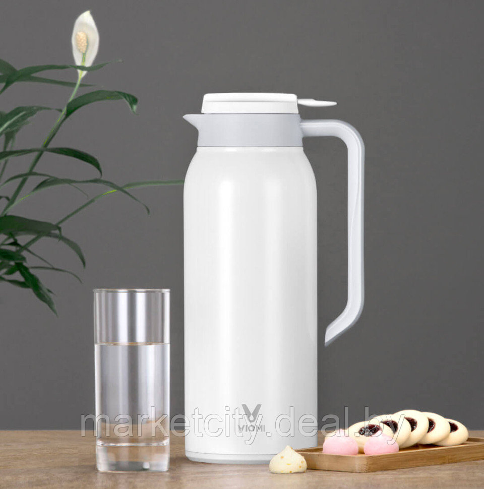 Классический термос Xiaomi Viomi Stainless Steel Vacuum Bottle 1.5 л (White) - фото 1 - id-p137166888