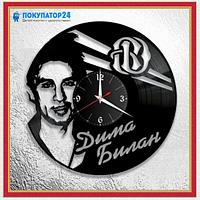 Оригинальные часы из виниловых пластинок " Дима Билан ", фото 1