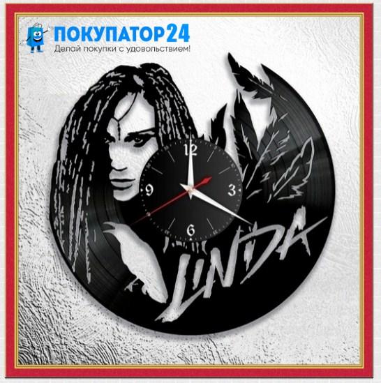 Оригинальные часы из виниловых пластинок " Линда "