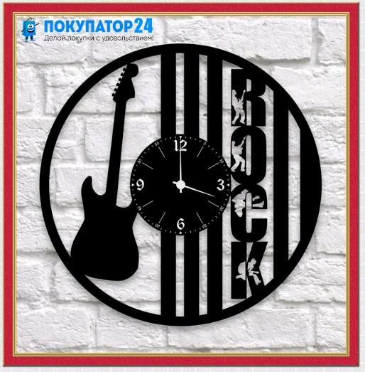 Оригинальные часы из виниловых пластинок "Rock"