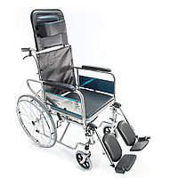 Кресло-коляска инвалидная Оптим FS609GC с санитарным устройством