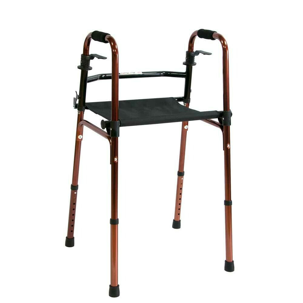 Ходунки для инвалидов с сидением Оптим FS961L - фото 1 - id-p137169955