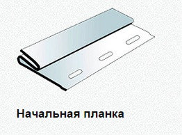 Планка стартовая металлическая для цокольного и фасадного сайдинга Альта Профиль