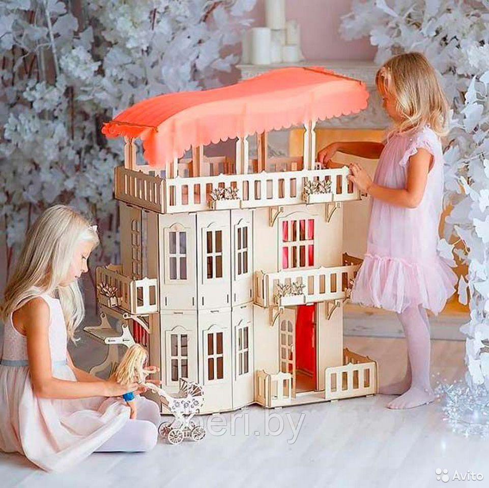 Конструктор домик для кукол POLLY "Чудо-дом" для кукол до 30 см, конструктор, сборка без клея, 416 деталей - фото 8 - id-p137197690