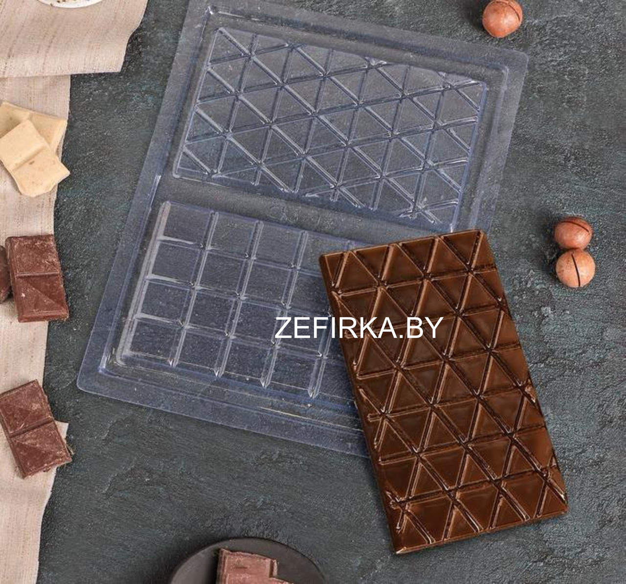 Форма для шоколада "Плита шоколада"