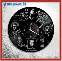 Оригинальные часы из виниловых пластинок "Легенды Русского Рока ", фото 1