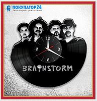 Оригинальные часы из виниловых пластинок "Brainstorm", фото 1