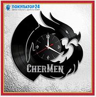 Оригинальные часы из виниловых пластинок "Чермен", фото 1