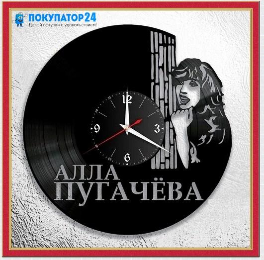 Оригинальные часы из виниловых пластинок "Алла Пугачева", фото 1