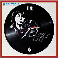 Оригинальные часы из виниловых пластинок "Цой" № 9, фото 1