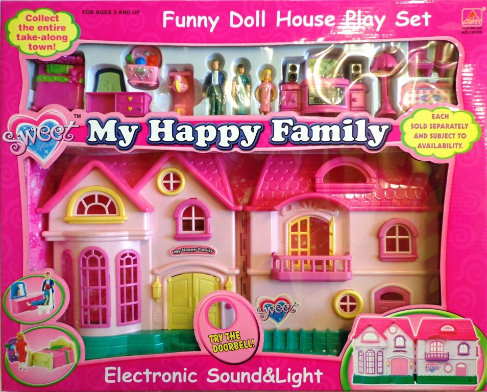 Детский игровой набор домик для кукол арт. 16526, кукольный домик - фото 1 - id-p137201360