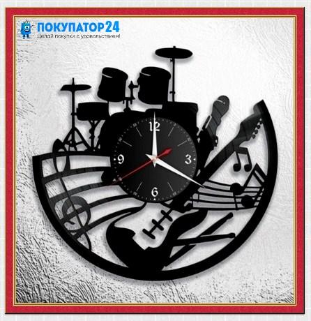 Оригинальные часы из виниловых пластинок "Rock"№ 5