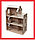 ДК-1-004 Конструктор деревянный, Polly Eco дом, домик для кукол до 12 см, сборка без клея, 59 деталей, фото 2
