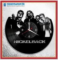 Оригинальные часы из виниловых пластинок "Nickelback"