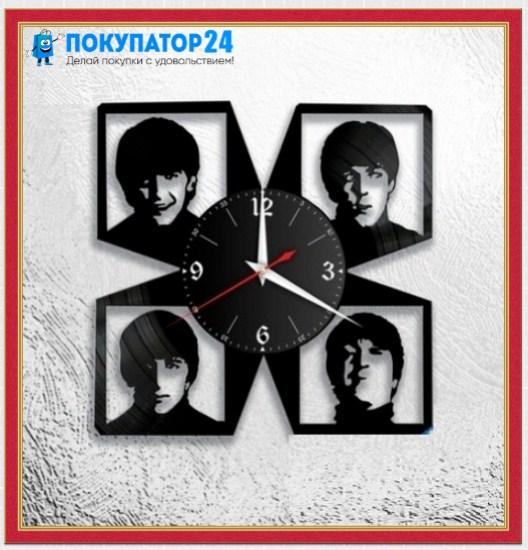 Оригинальные часы из виниловых пластинок "The Beatles"№11