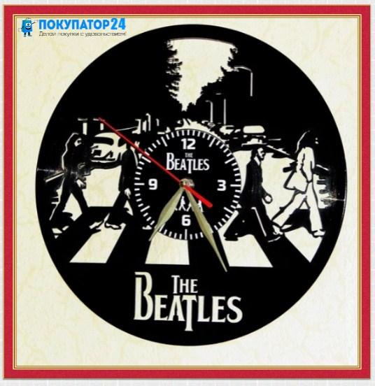 Оригинальные часы из виниловых пластинок "The Beatles", фото 1