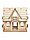 Конструктор деревянный, Polly, Country House, с мебелью, сборка без клея, для кукол до 15 см, 273 детали, фото 2