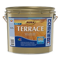 Aura Wood Terrace Aqua масло для террас 0.9л темное