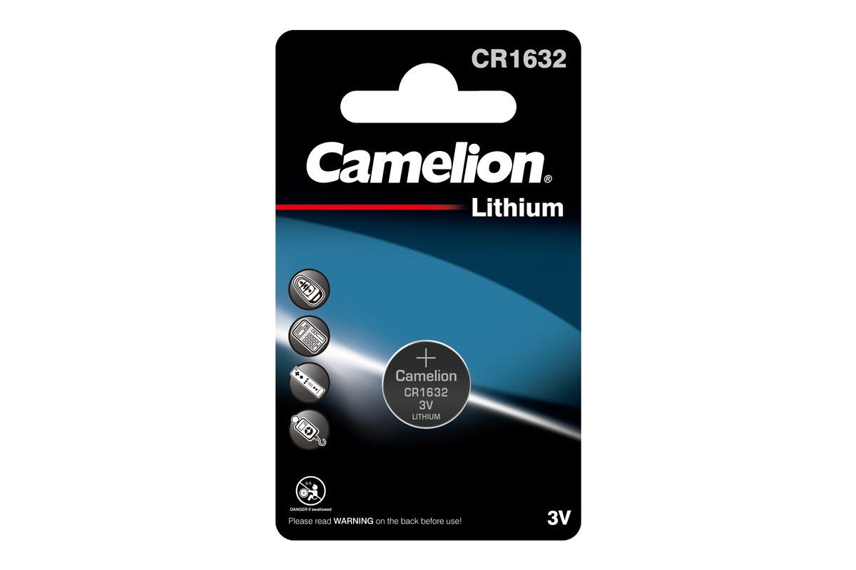 Дисковая литиевая батарейка Camelion CR1632 - фото 1 - id-p137204810