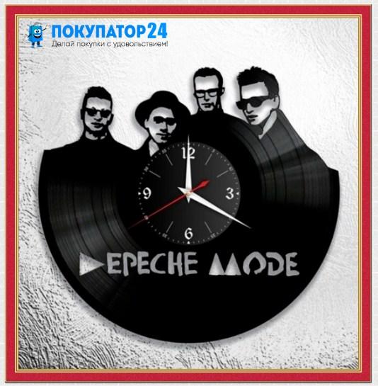 Оригинальные часы из виниловых пластинок "Depeche Mode "