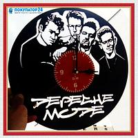 Оригинальные часы из виниловых пластинок "Depeche Mode", фото 1