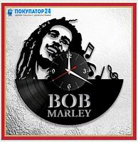 Оригинальные часы из виниловых пластинок "Bob Marley"