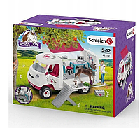 Игровой набор Schleich Пикап ветеринарной службы с лошадью 42370