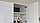 Шкаф Йорк 2-х дверный платяной белый жемчуг/белый глянец, фото 3
