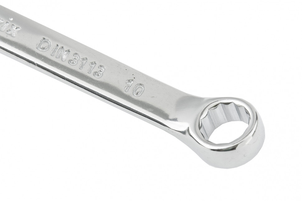 Ключ комбинированный, 10 мм, CrV, полированный хром// MATRIX 15154 - фото 3 - id-p67407778