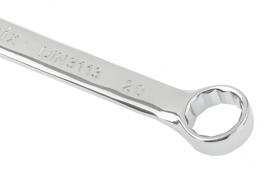 Ключ комбинированный, 20 мм, CrV, полированный хром// MATRIX 15164 - фото 2 - id-p67407786