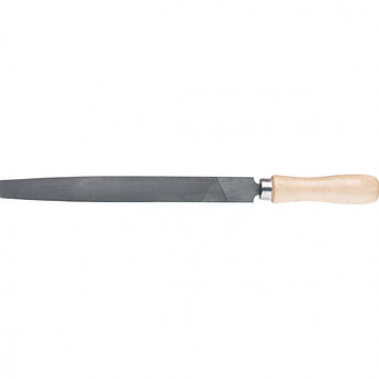 Напильник, 200 мм, плоский, деревянная ручка// СИБРТЕХ 16226