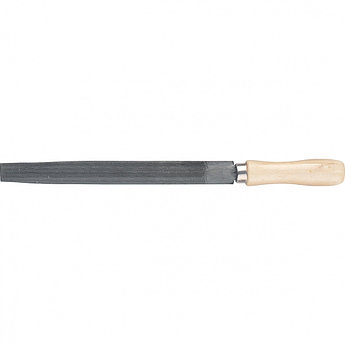 Напильник, 200 мм, полукруглый, деревянная ручка// СИБРТЕХ 16326